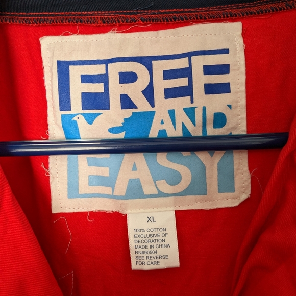 Free & Easy Made in Los Angeles ZIP up jacket XL - Picture 4 of 5